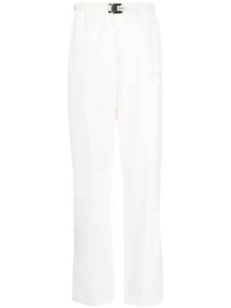 Pantaloni Advisory Board Crystals cu broderie business alb