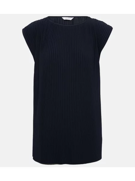 Top Max Mara plisat bej