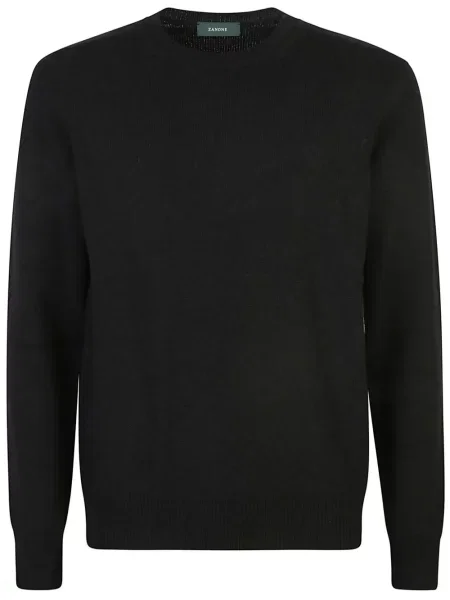 Hanorac crewneck Zanone negru