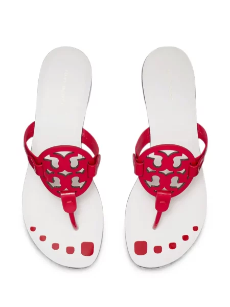 Sandale Tory Burch fără toc roșu