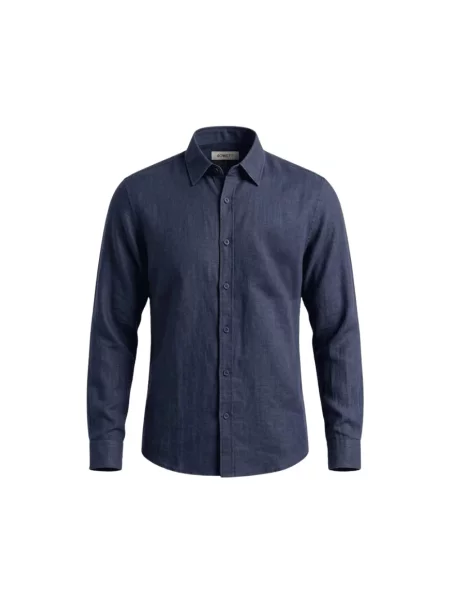 Koszula 40weft casual niebieska
