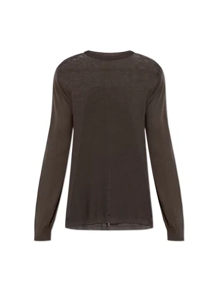 Sweter Rick Owens wełniany brązowy