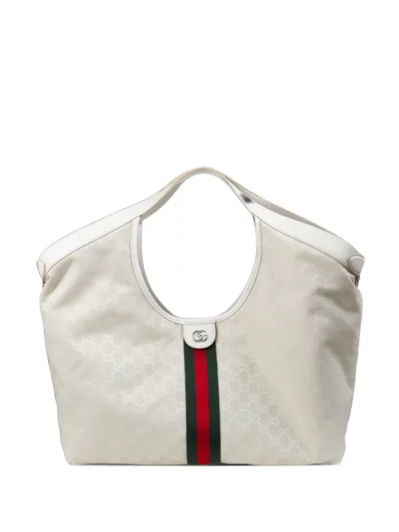 Geantă shopper Gucci alb