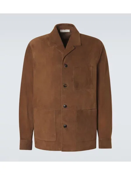 Semišová bunda Umit Benan hnědá