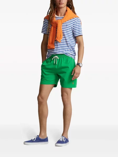 Ursuleț de pluș tricou polo Polo Ralph Lauren din țesătură twill clasic albastru