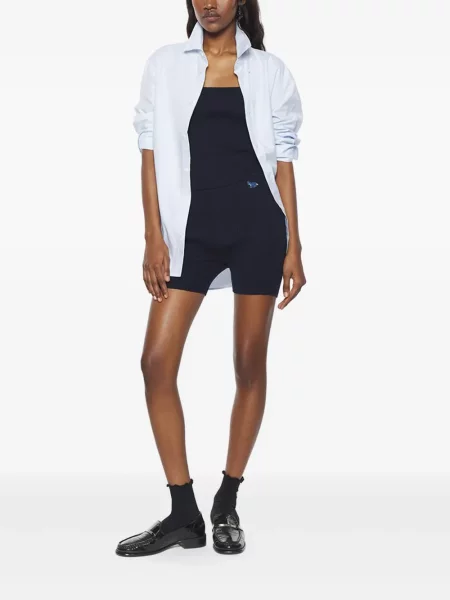 Pantaloni scurți Maison Kitsune albastru