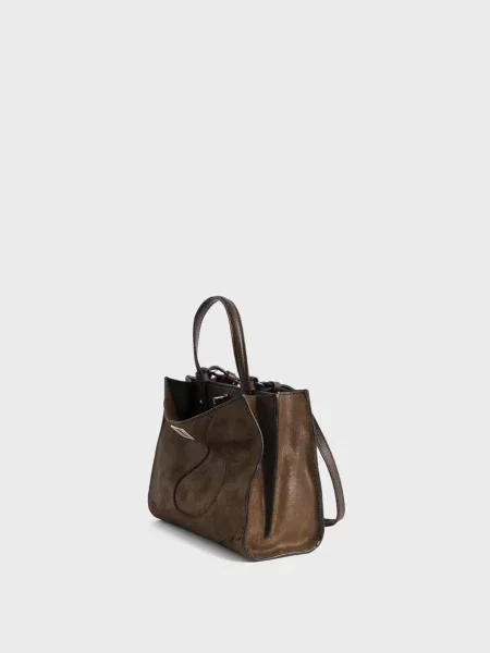 Вощена сумка Zadig&voltaire коричнева