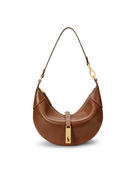 Polo Ralph Lauren Geantă de umăr caramel maro