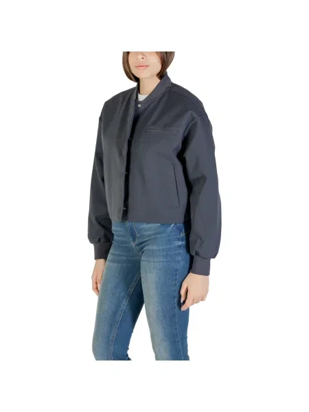 Geacă de blugi Calvin Klein Jeans negru