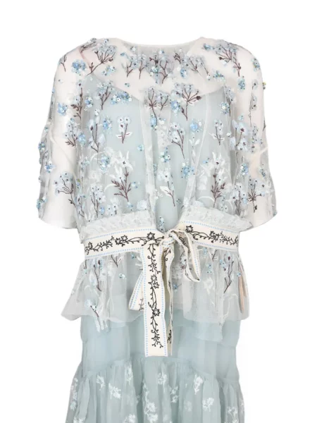 Rochie Biyan din tul albastru