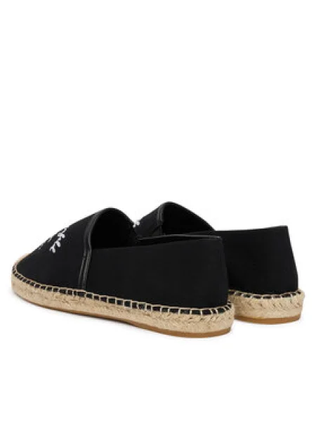 Espadrilky KARL LAGERFELD Kamini čierna
