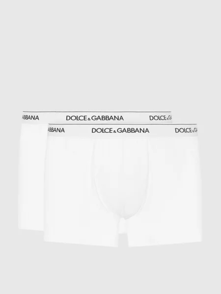 Комплект трусиков Dolce&gabbana с принтом белый