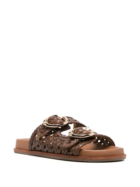 Sandale Carmela din piele maro