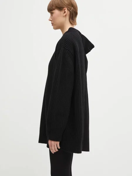 Светр із додаванням вовни Maison Margiela теплий чорний