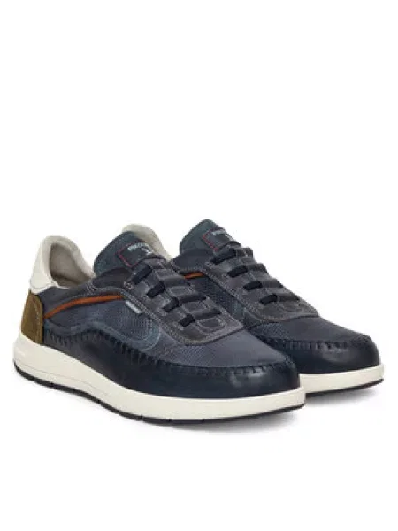 PIKOLINOS Rövid szárú sportcipők Salamanca tengerészkék / füstkék / fehér kék