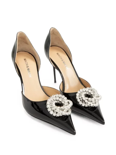 Galaxie pantofi cu toc Mach & Mach negru