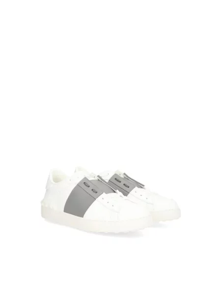Sneakersy Valentino Open skórzane białe