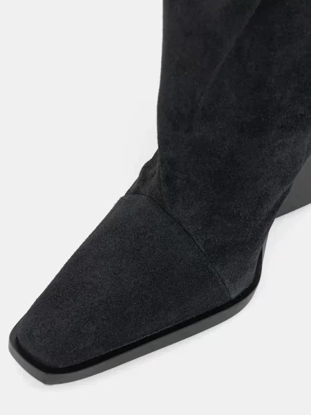 Замшевые сапоги Michael Michael Kors черные