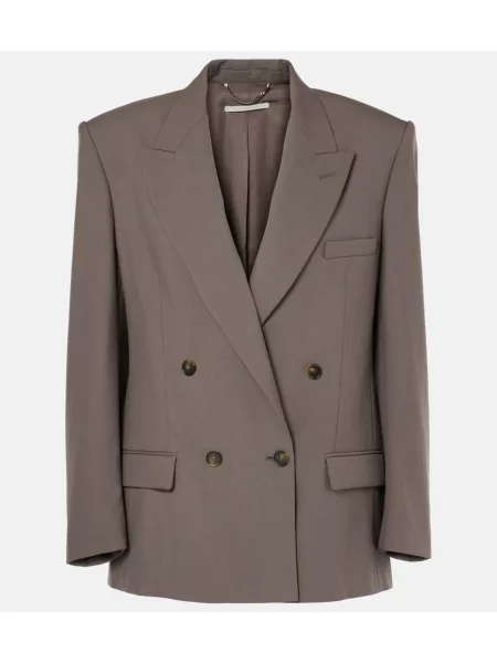 Sacou Stella Mccartney de lână maro