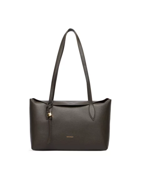 Coccinelle shopper torba za žene kožna zelena