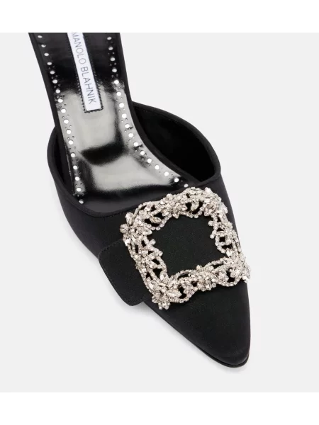 Mules Manolo Blahnik čierna