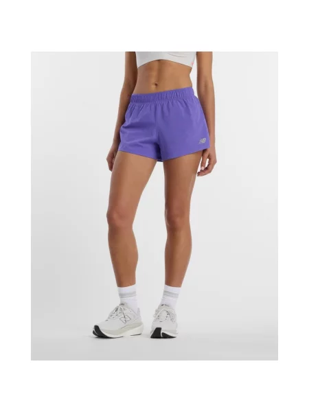 Szorty new balance RC Seamless Short 3 Inch kobiece L fioletowe