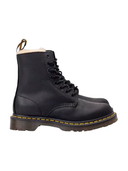 Botki Dr. Martens skórzane czarne
