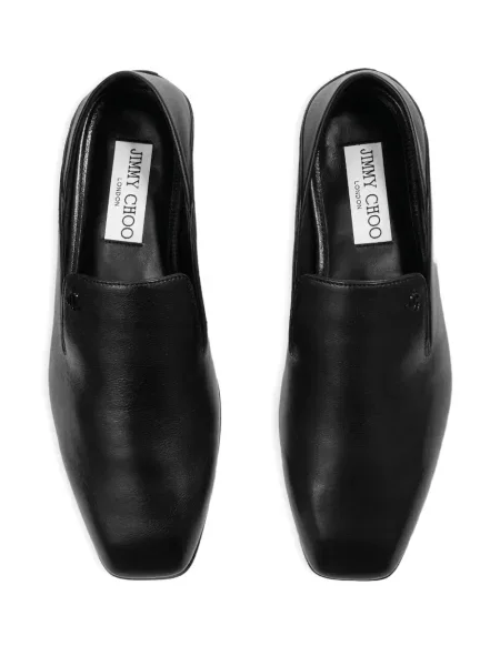 Pantofi loafer Jimmy Choo din piele negru