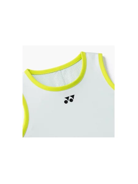 Tenisové tričko YONEX Practice W ice blue žluté