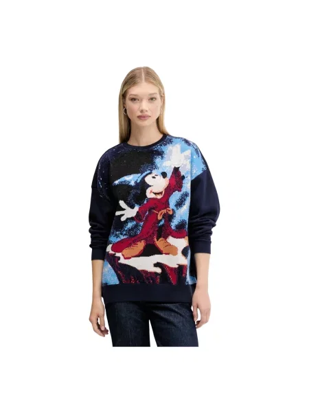 Bluza Desigual Fantasia Sweatshirt Navy L granatowa