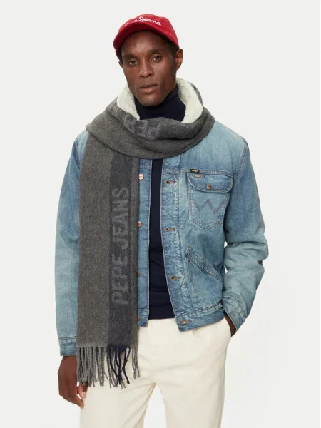Šal Pepe Jeans siva