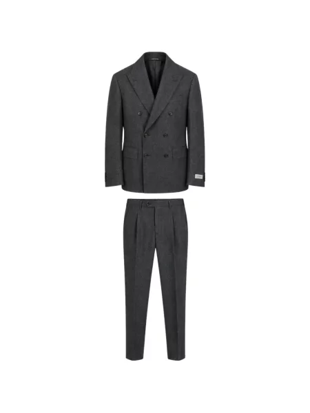 Costum Canali cu două rânduri de nasturi gri
