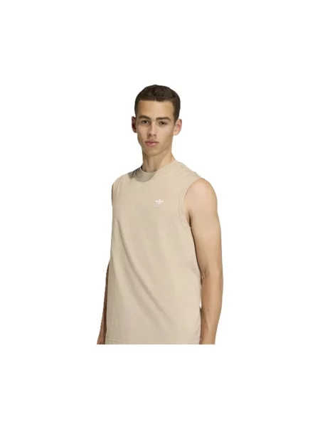 ADIDAS ORIGINALS Tričko Trefoil Essentials / biela béžová