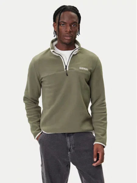Fleece φλις φούτερ Napapijri πράσινο