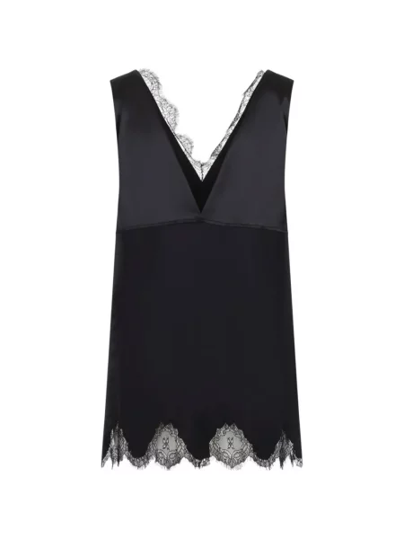 Bluză Carven din dantelă negru