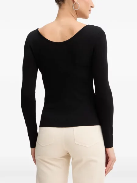Lung pulover Armani Exchange negru