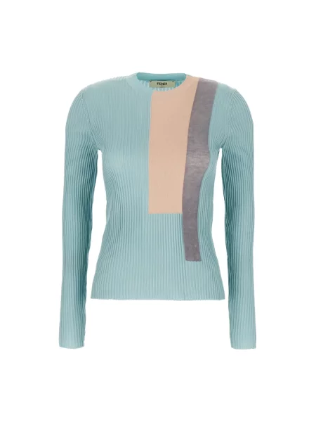 Sweter Fendi niebieski