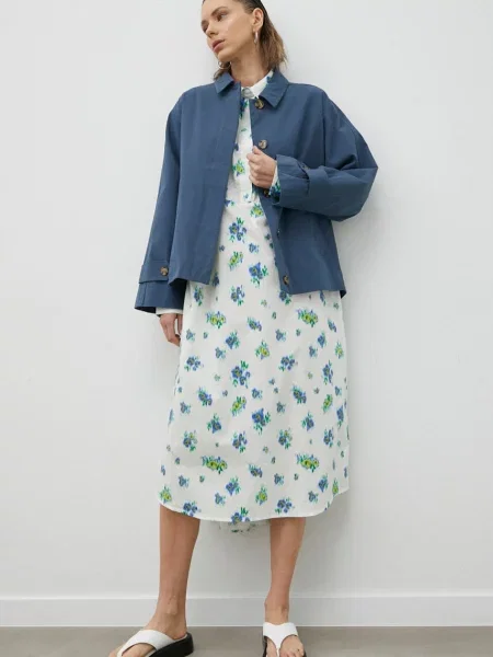 Сукня Lovechild midi oversize білий