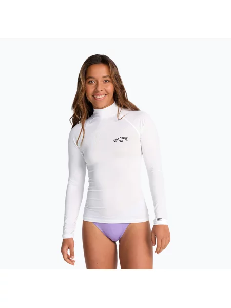 Дамска блуза с дълъг ръкав за плуване Billabong Tropic Surf white бяло