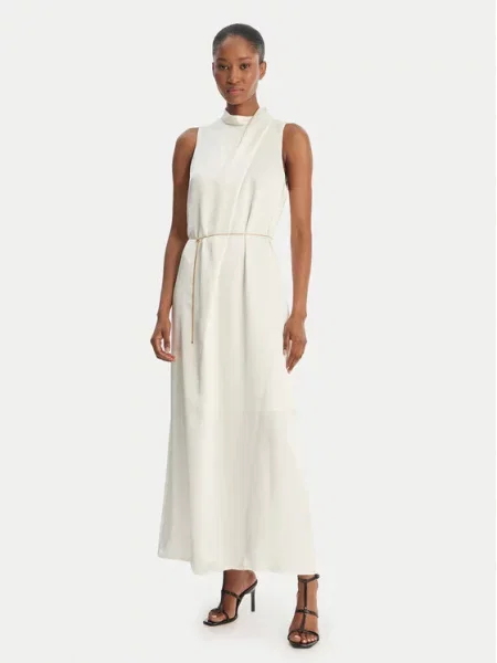 HUGO Cocktail obleka Écru