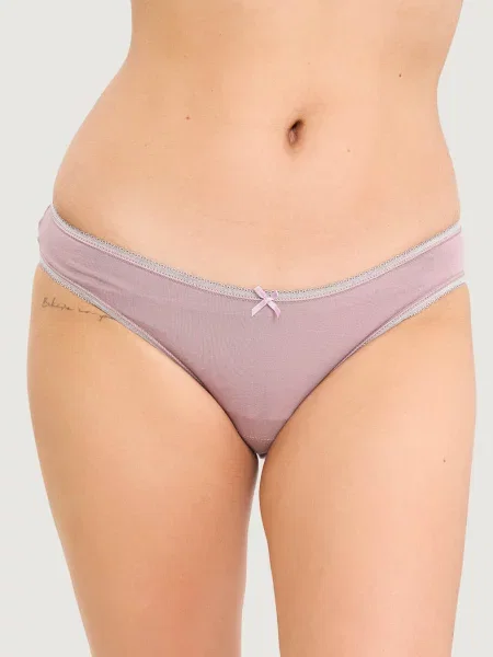 Женские трусики бикини рожеві