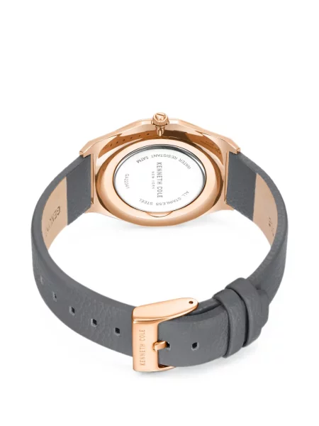 Ceas Kenneth Cole din piele clasic cu bretele gri