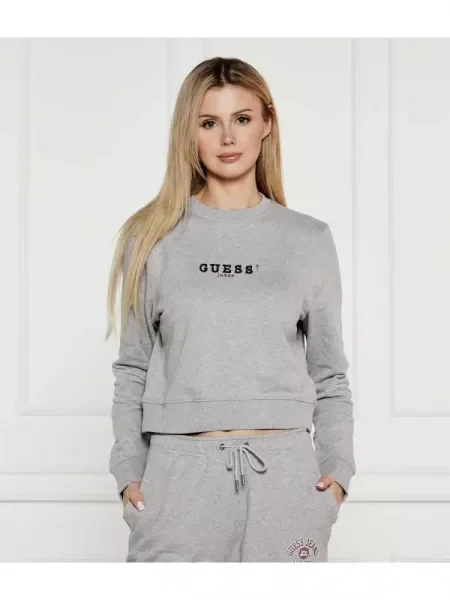 Guess Jeans Pulóver | Cropped Fit szürke