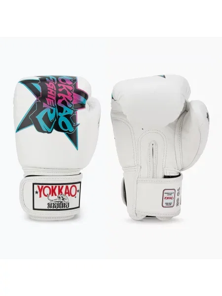 Boxerské rukavice YOKKAO Fighter KO white bílé