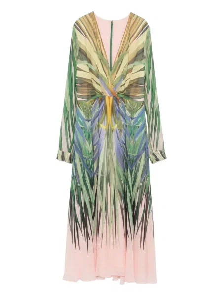 Rochie Elie Saab cu decolteu în V verde