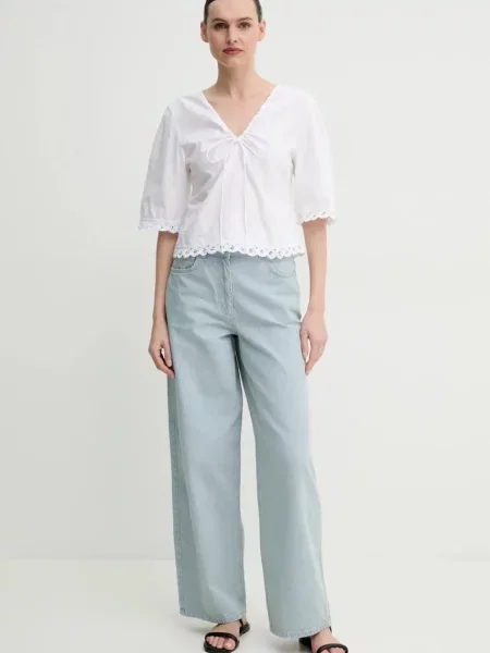 Блузка By Malene Birger ULRIKKE однотонна білий