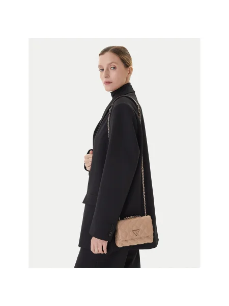 Guess Geantă Giully II Mini bej