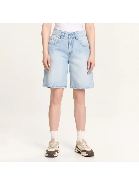 Джинсовые шорты Cropp синие
