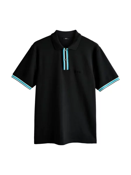 Next Tricou Motionflex turcoaz / azur / negru alb