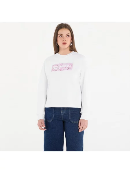 Суитшърт Karl Lagerfeld Jeans Reg Floral Logo Sweat White L бяло